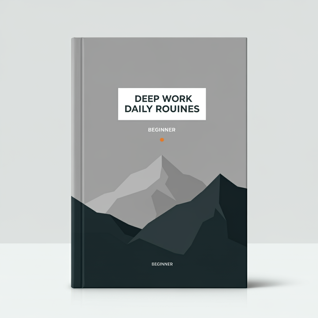 Deep work daily routines Beginner : everything you need to know crash course